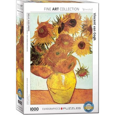 Eurographics Zwölf Sonnenblumen Puzzle 1000 Teile