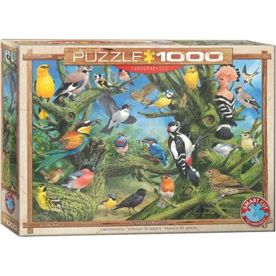 Eurographics Puzzle Vögel im Garten 1000 Teile