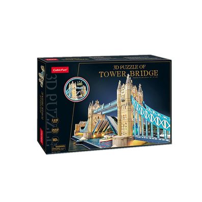 Cubicfun Beleuchtetes 3D-Puzzle Tower Bridge 222 Teile