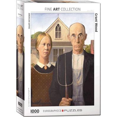 Eurographics Puzzle American Gothic 1000 Teile