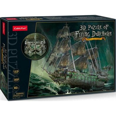 Cubicfun Shining 3D puzzle Segelschiff Flying Dutchman 360 Teile