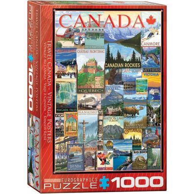 Eurographics Puzzle Poster aus Kanada 1000 Teile