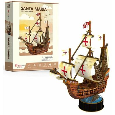 Cubicfun 3D-Puzzle Schiff Santa Maria 93 Teile