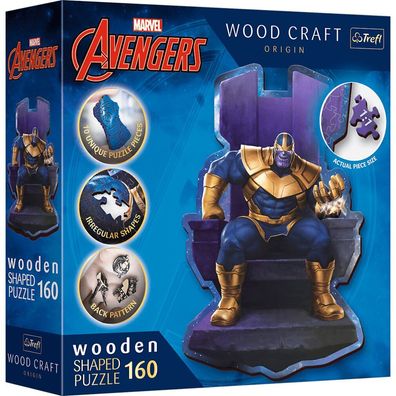 TREFL Wood Craft Origin puzzle Thanos auf dem Markt 160 Teile