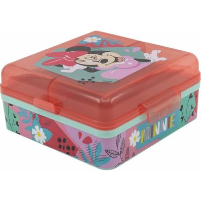 STOR Quadratische Multi Lunch Box Minnie Mouse