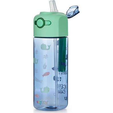 OXYBAG Trinkflasche OXY SMILE Ocean life 450 ml