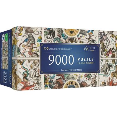 TREFL Puzzle UFT Ancient Celestial Maps 9000 Teile