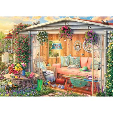 TREFL Puzzle Premium Plus Tea Time: Mein Lieblingsplatz 1000 Teile