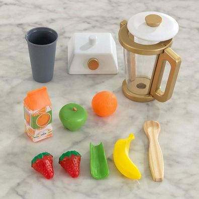 Kidkraft Smoothie-Mixer mit Zubehör - gold