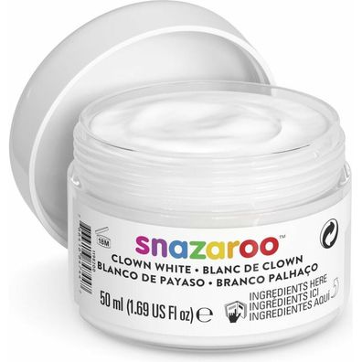 Snazaroo Gesichtsfarbe Clown Wei&#223; 50ml