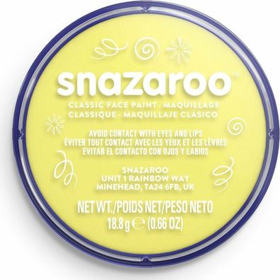 Snazaroo Gesichtsfarbe Blassgelb 18ml