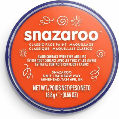 Snazaroo Gesichtsfarbe Dunkel Orange 18ml