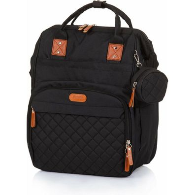 Chipolino Wickeltasche, Rucksack Obsidian