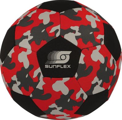 Sunflex Neopren Fußball Größe 5 Camo Rot