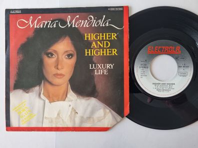 Maria Mendiola/ Bacccara - Higher and higher 7'' Vinyl Germany