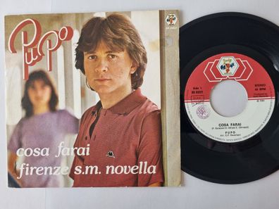 Pupo - Cosa Farai / Firenze S. M. Novella 7'' Vinyl Italy