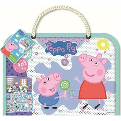 JIRI MODELS Peppa Pig Zeichenblock mit Matte