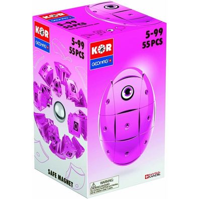 KOR Baukasten - Rosa 55 Teile