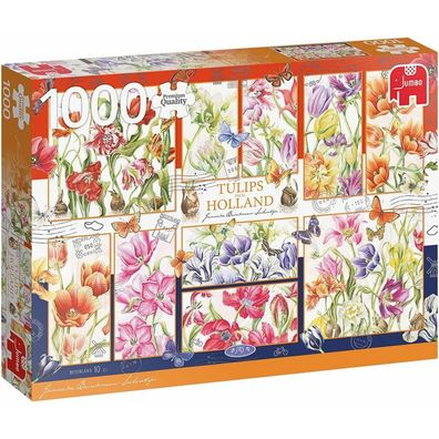 JUMBO Holländische Tulpen Puzzle 1000 Teile