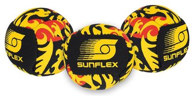 Sunflex Funbälle Flames Dragon | Werfen Fangen Wurfspiel Bälle Outdoor Miniball