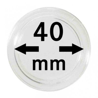 Mü?nzenkapseln Lindner ?40 mm 10er Pack