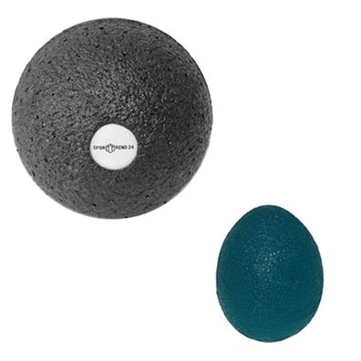 6,5cm Lacrosse Faszienball + ø 10cm Faszienball