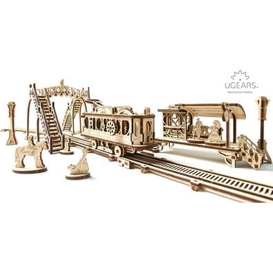 UGEARS 3D-Puzzle Tramline 284 Teile