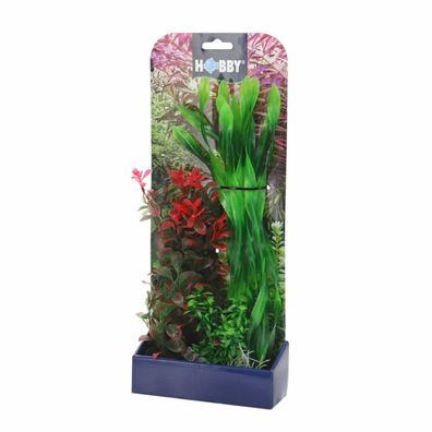 Hobby Plantasy Set 2 - Pflanzen-Set mit 3 künstlichen Aquarienpflanzen