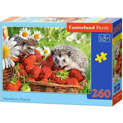 Castorland Erdbeer-Dessert-Puzzle 200 Teile