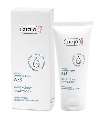 Ziaja Med, AZS beruhigende feuchtigkeitsspendende Creme, atopische Haut, 50 ml