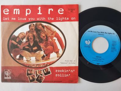 Empire - Let me love you with the lights on 7'' Vinyl Germany PROMO COVER