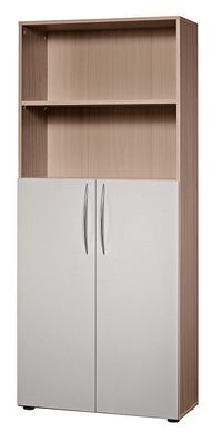 Büroregal Aktenregal Modell 4770 5 OH, incl. Türen 455T (B) 80 x (T) 33 x (H) 188 cm