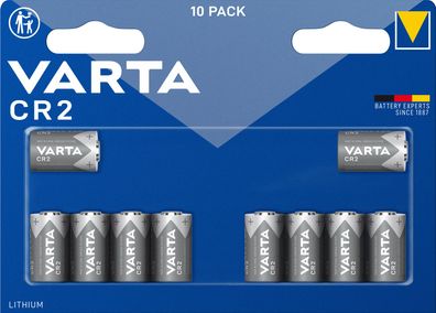 Varta Professinal Litihium Foto Lithium Batterie CR2 3 V (10er Blister)