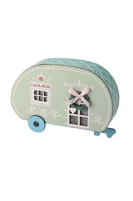 Gift Company Candy Wohnmobil mit LED, grün 1 St