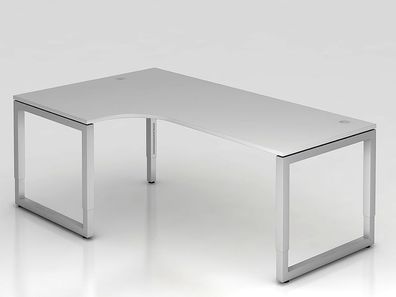 Büro Schreibtisch 200x120 cm Modell RS82 mechanische Höheneinstellung