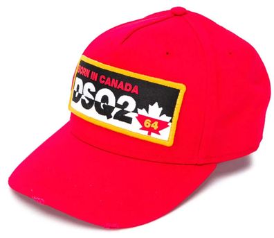 Dsquared2 Iconic Leaf 64 Patch Baseballcap Baseballkappe Born In Canada