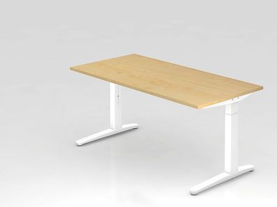 Büro Schreibtisch Stehtisch höhenverstellbar 160x80 cm Modell XB16