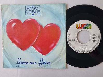 Paso Doble - Herz An Herz 7'' Vinyl Germany/ OV Blümchen