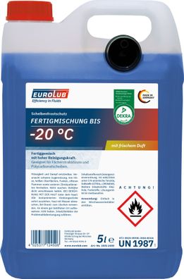 Eurolub Scheibenfrostschutz gebrauchsfertig -20°C 5 L