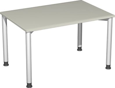 Gera Schreibtisch Bürotisch 4 Fuß Flex höhenverstellbar 1200x800x680-800 mm ahorn