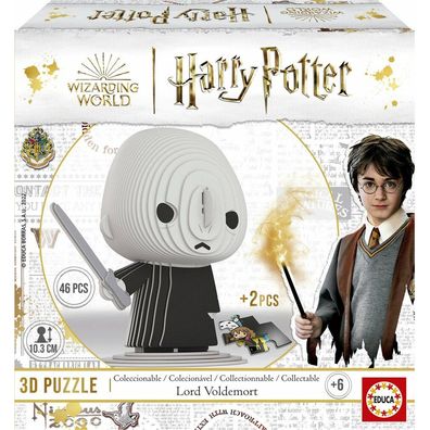 EDUCA 3D-Puzzle Harry Potter: Lord Voldemort 46 Teile