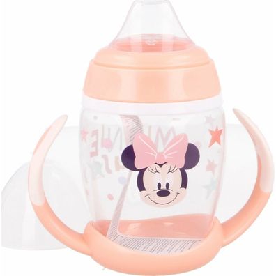 STOR Becher mit Ohren und Silikonmundstück 270ml Minnie