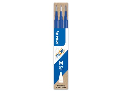 Pilot Frixion Tintenroller-Ersatzminen blau 0,7 mm (3 Stück)