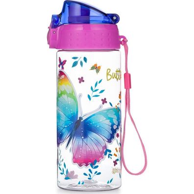 OXYBAG Trinkflasche OXY CLICK Butterfly2 500 ml