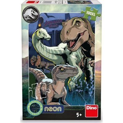 DINO Light-up Puzzle Jurassic World XL 100 Teile