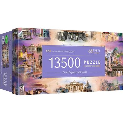 TREFL Puzzle UFT Cities hinter den Wolken 13500 Teile