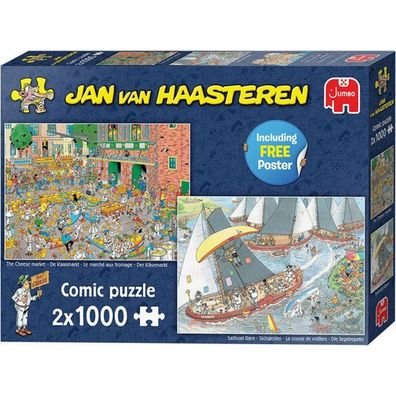 JUMBO Puzzle JvH Niederländische Traditionen 2x1000 Teile