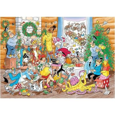 JUMBO Puzzle JvH Wavy Christmas 500 Teile