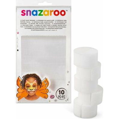 Snazaroo Gesichtsfarbe Schwämme schneiden 10pcs