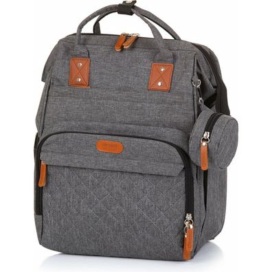 Chipolino Wickeltasche, Rucksack Granit